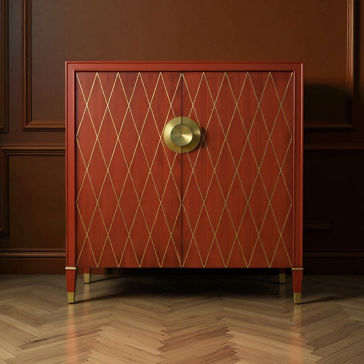 Boulevard Accent Chest — Red