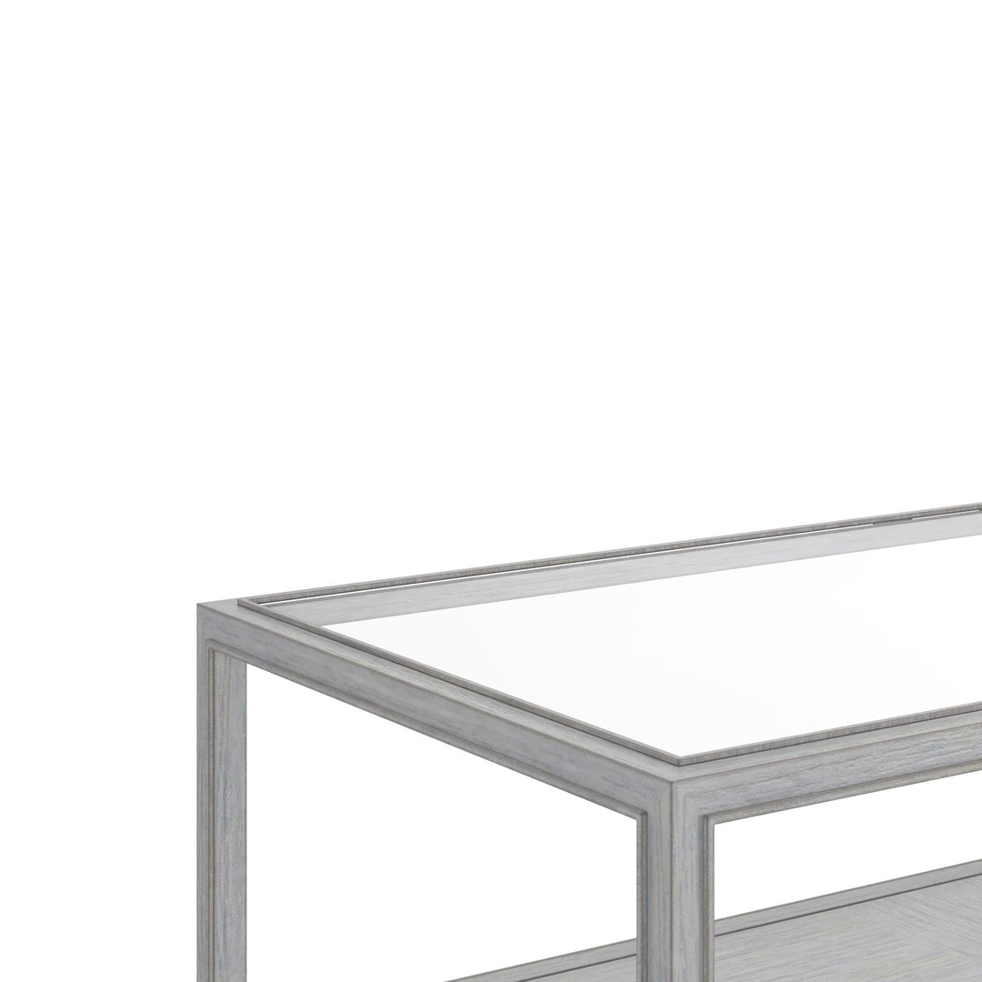 Glaze Rectangular Cocktail Table Vintage Blue