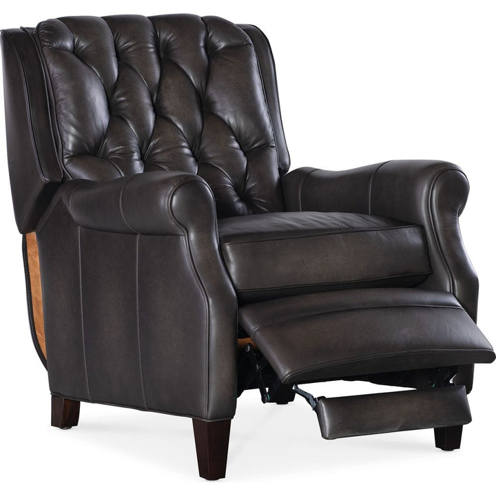 Lounge Chairs: Recliners Palmer Press Back Recliner - Grey