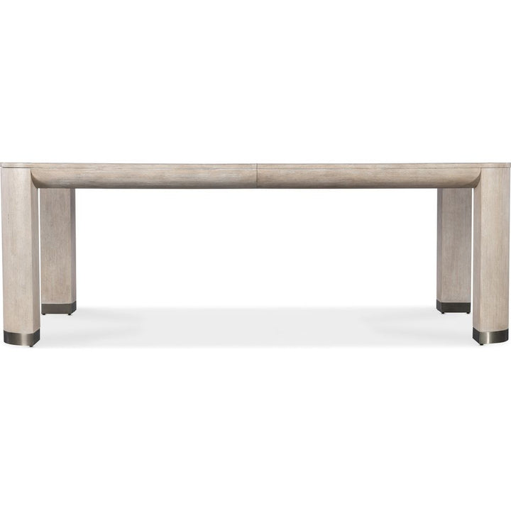 Dining Tables Pulse Leg Dining Table with 1-24in Leaf - Light Wood