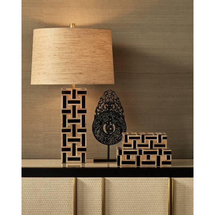 Aarna Black Table Lamp