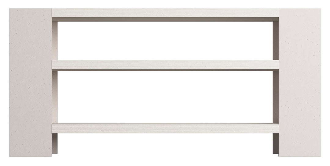 Stratum Console Table with Shelves