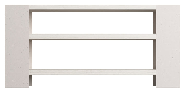 Stratum Console Table with Shelves