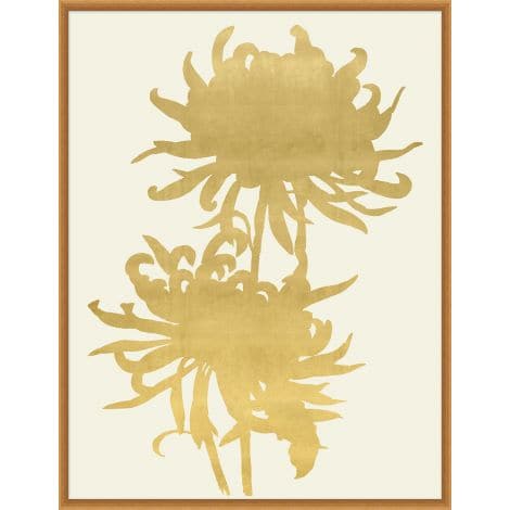 Gold Leaf Wood Cut-Wendover-WEND-LA4278-Wall Art2-2-France and Son