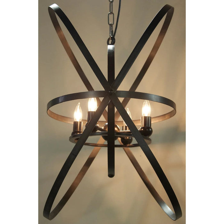 Sassari Pendant, Black Steel-Noir-NOIR-LAMP441MTB-Pendants-2-France and Son