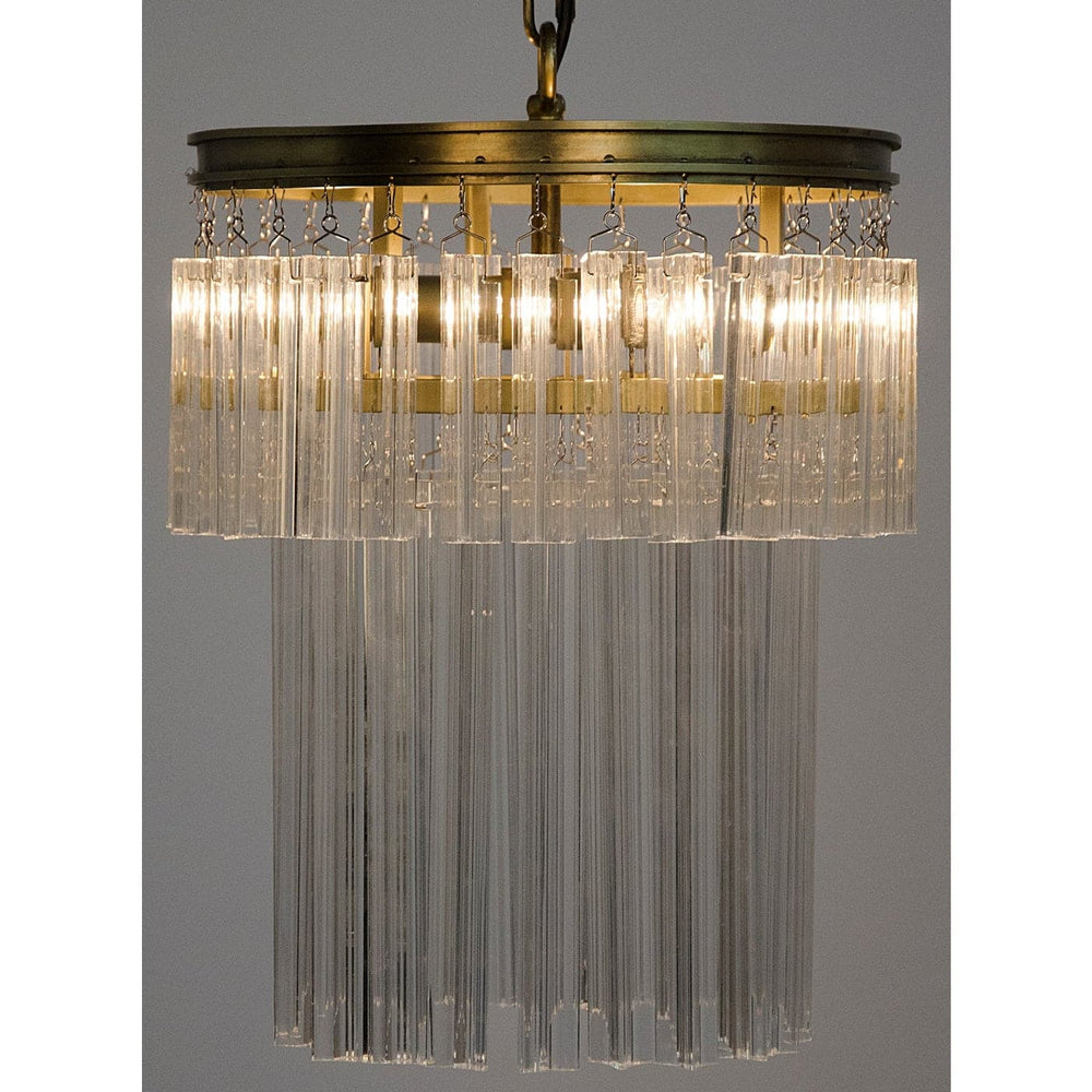 Toby Chandelier, Antique Brass and Crystal-Noir-NOIR-LAMP602MB-Chandeliers-2-France and Son
