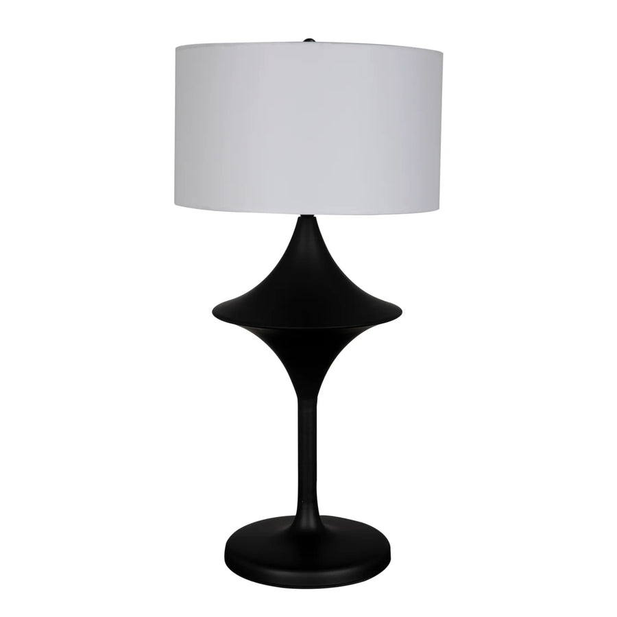Wilder Lamp with Shade-Noir-NOIR-LAMP791SH-Table Lamps-1-France and Son