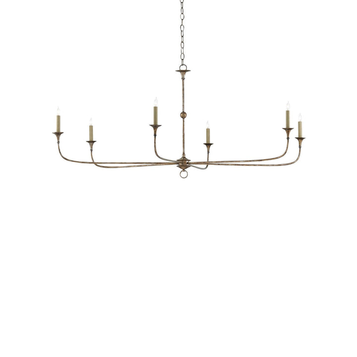 Nottaway Large Bronze Chandelier