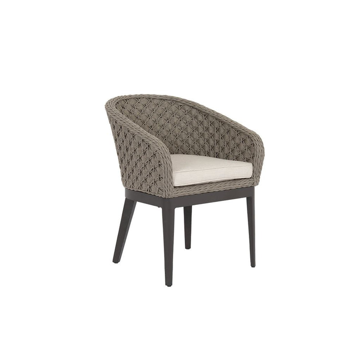 Outdoor Dining Chairs Marbella Dining Chair in Echo Ash w/ Self Welt
