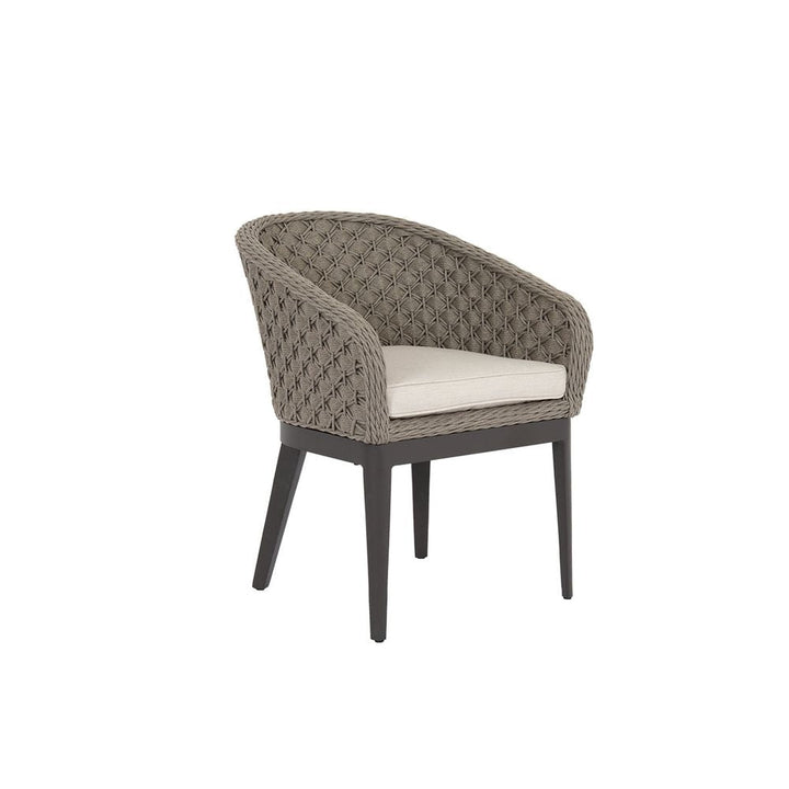Outdoor Dining Chairs Marbella Dining Chair in Echo Ash w/ Self Welt