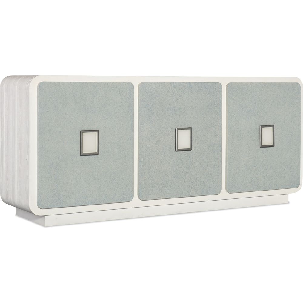 Sideboards & Credenzas Melange Atlantis Entertainment Credenza - Whites/Creams/Beiges