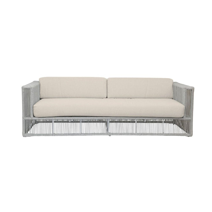 Outdoor Sofas and Sectionals Miami Sofa in Echo Ash w/ Self Welt