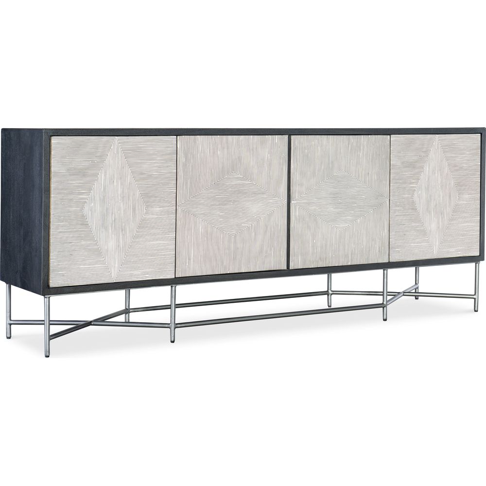 Sideboards & Credenzas Commerce & Market Fine Lines Credenza - Blacks