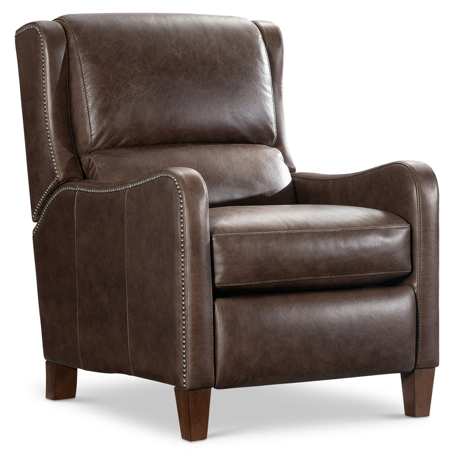 Landon Leather Recliner, Brown