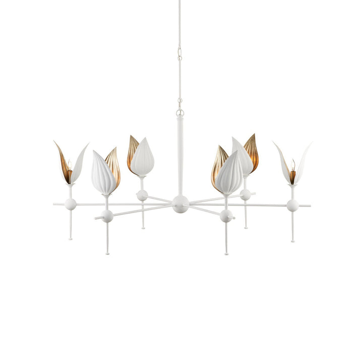 Peace Lily White Chandelier