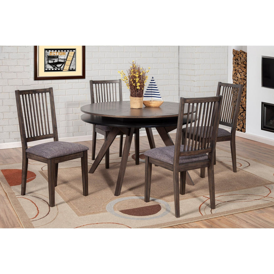 Lennox Round Dining Table-Alpine Furniture-ALPINE-5164-03-Dining Tables-1-France and Son