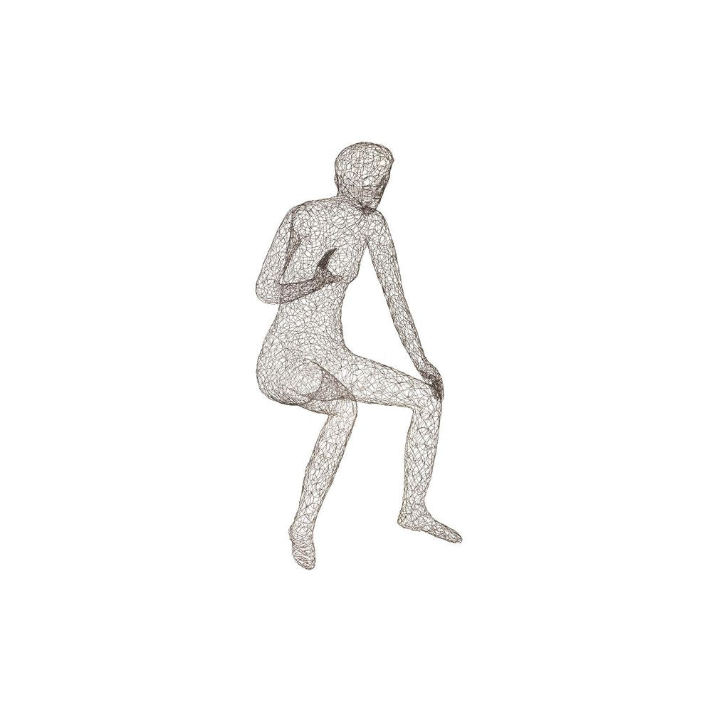 Decorative Objects Astor Wire Lounging Female, Wide Legs