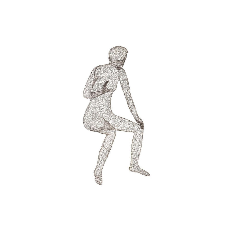 Decorative Objects Astor Wire Lounging Female, Wide Legs