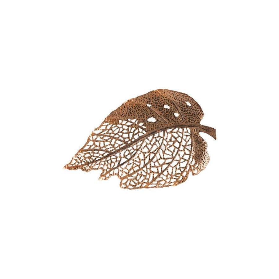 Wall Decor Lineos Leaf Wall Art, Copper, MD
