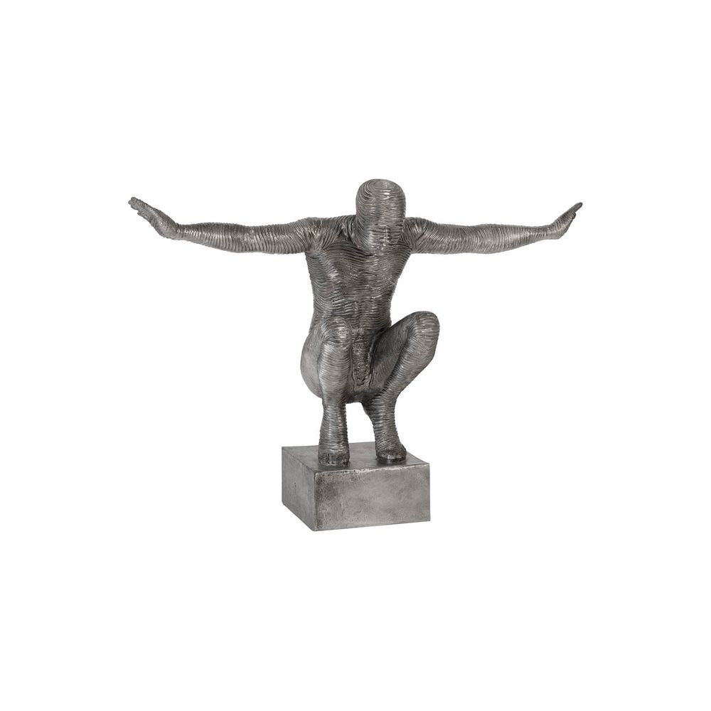 Decorative Objects Rosiena Arms Sculpture, Aluminum, Large