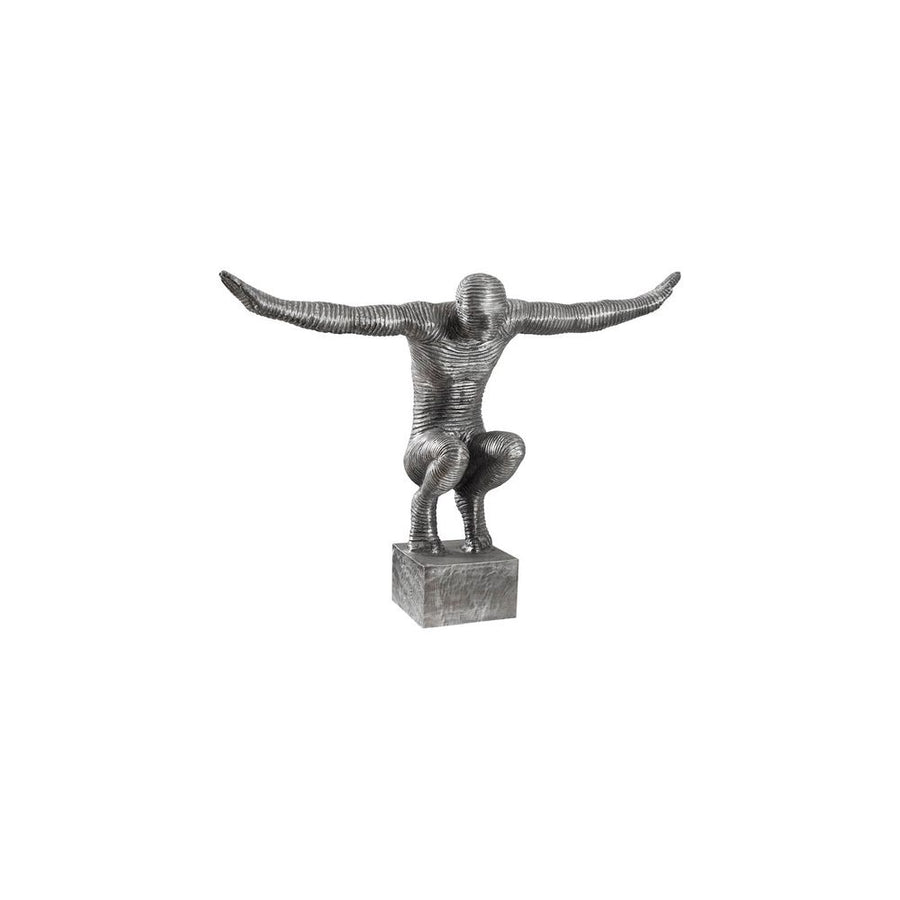 Decorative Objects Rosiena Arms Sculpture, Aluminum, Small