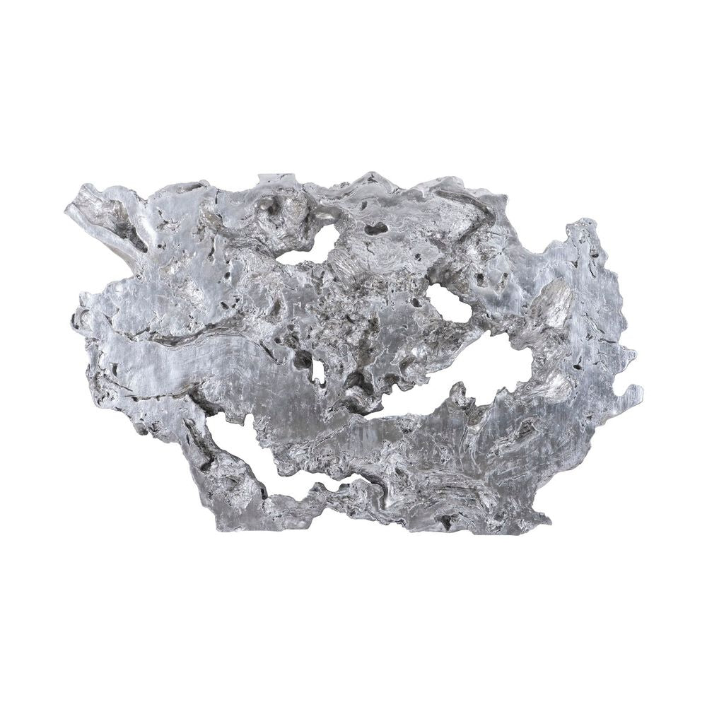 Wall Art Nanos Root Wall Art, Large, Silver Leaf