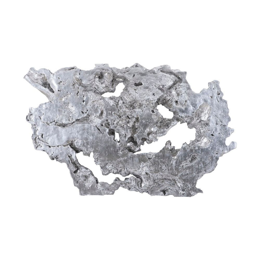 Wall Art Nanos Root Wall Art, Large, Silver Leaf