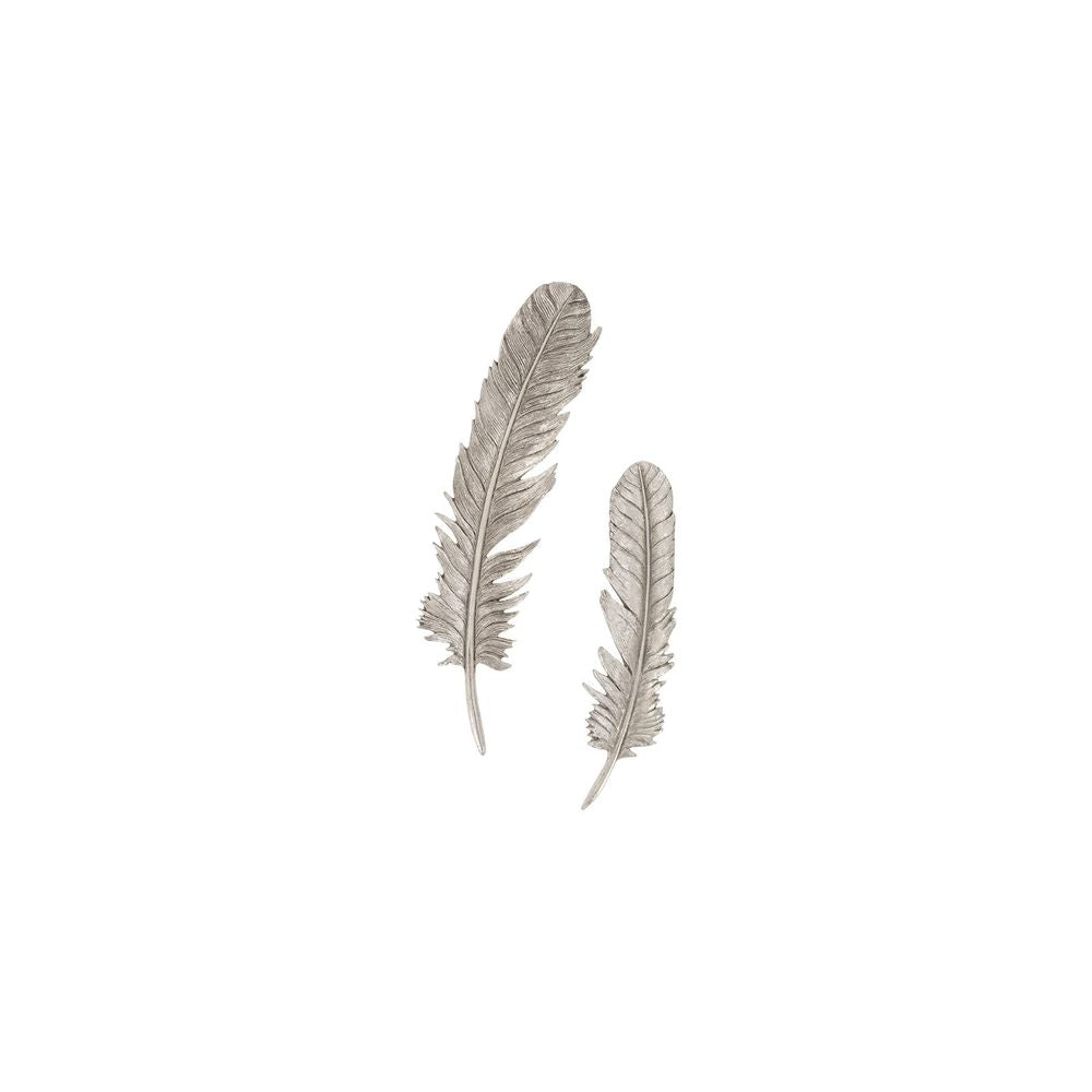Wall Decor Tanoa Wall Art, Small, Silver Leaf, Set of 2