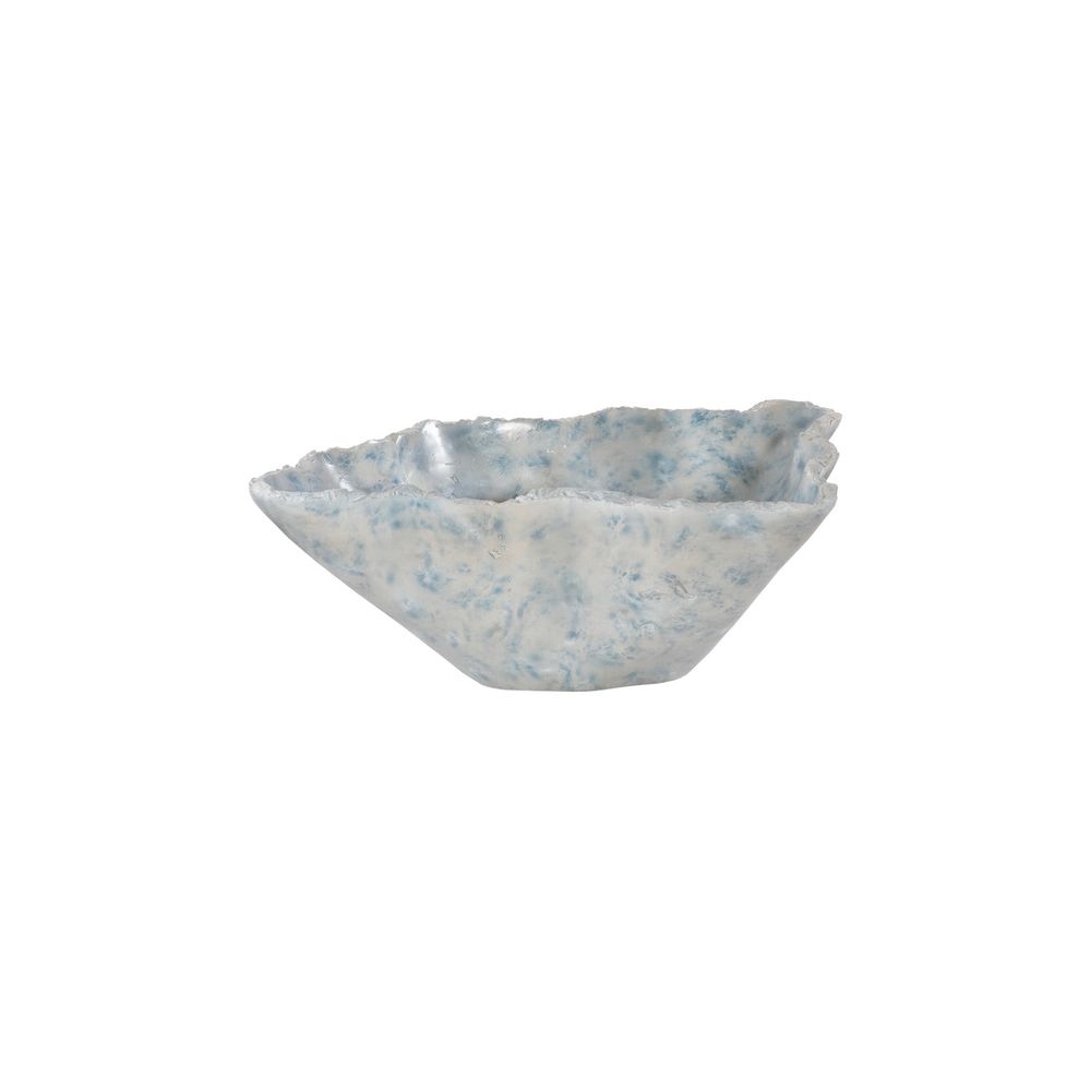 Decorative Objects Pexio Blue Onyx Bowl, Faux Finish, Narrow