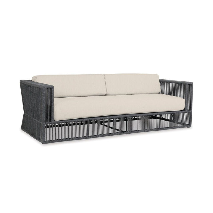 Outdoor Sofas and Sectionals Milano Sofa in Echo Ash w/ Self Welt