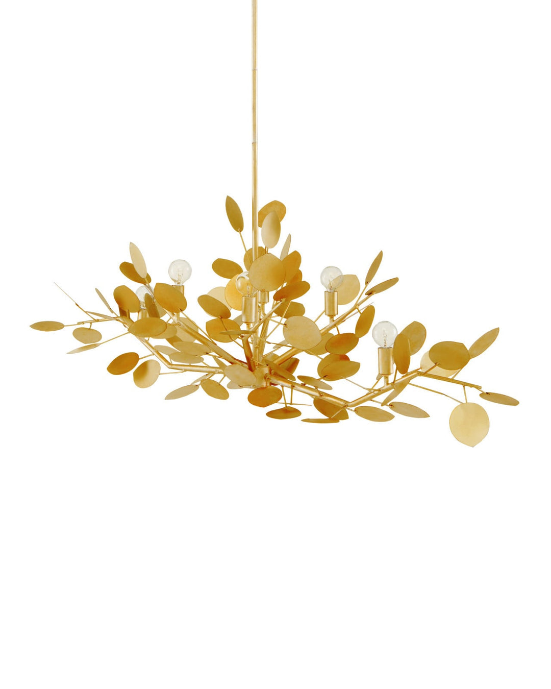 Chandeliers Lunaria Gold Oval Chandelier