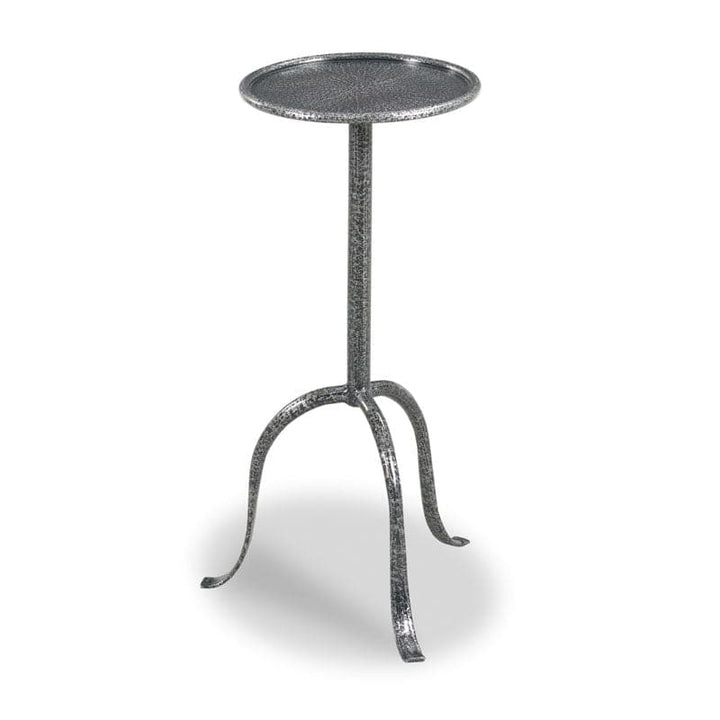 Drinkers Friend Table-Woodbridge Furniture-WOODB-LL100-59-Coffee TablesHammered Steel Finish-1-France and Son