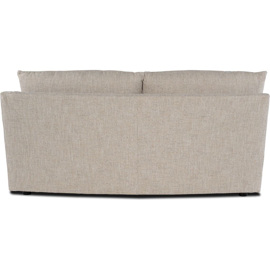 Dimitri Curved Sectional with Bumper Chaise