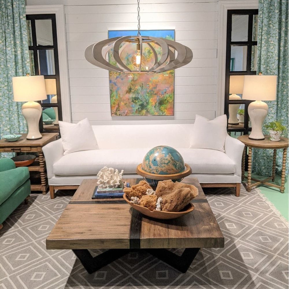 Caldera Lamp Table-Woodbridge Furniture-WOODB-1292-09-Side Tables-3-France and Son