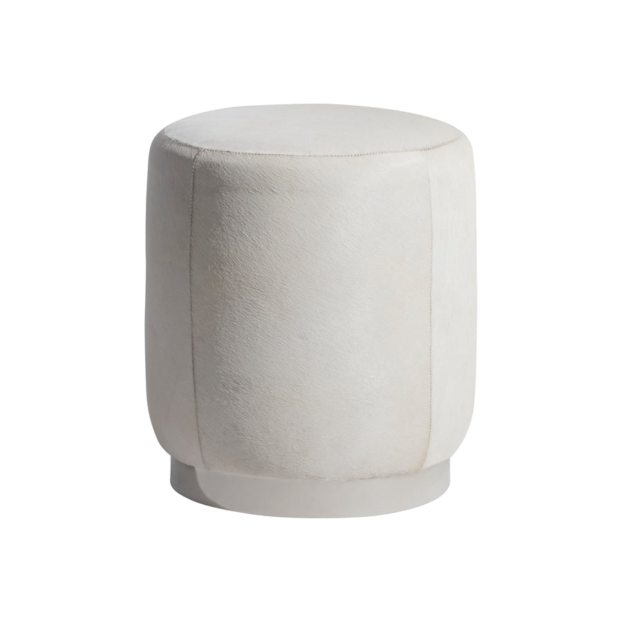 Ash Fabric Ottoman