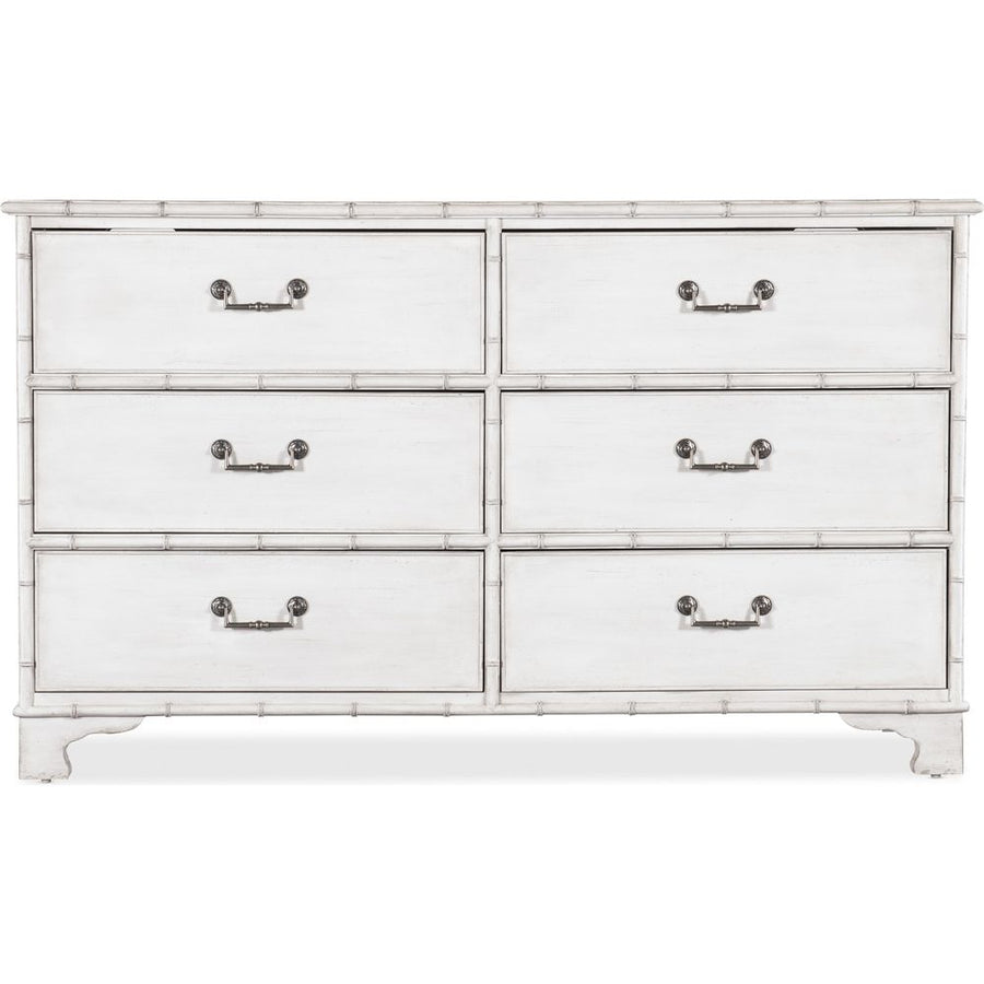 Dressers & Chests Charleston Six-Drawer Dresser - Whites/Creams/Beiges