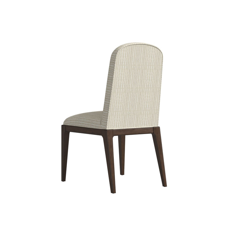 Verge Upholstered Side Chair — Handcrafted Walnut