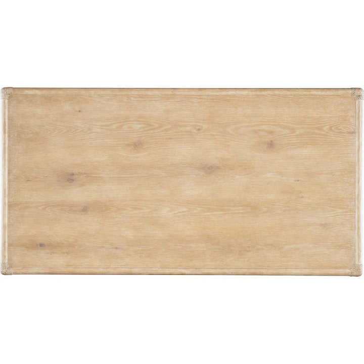 Retreat Pole Rattan Writing Desk - Light Wood