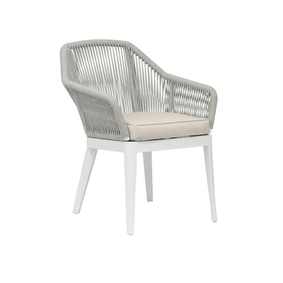 Outdoor Dining Chairs Miami Dining Chair in Echo Ash w/ Self Welt