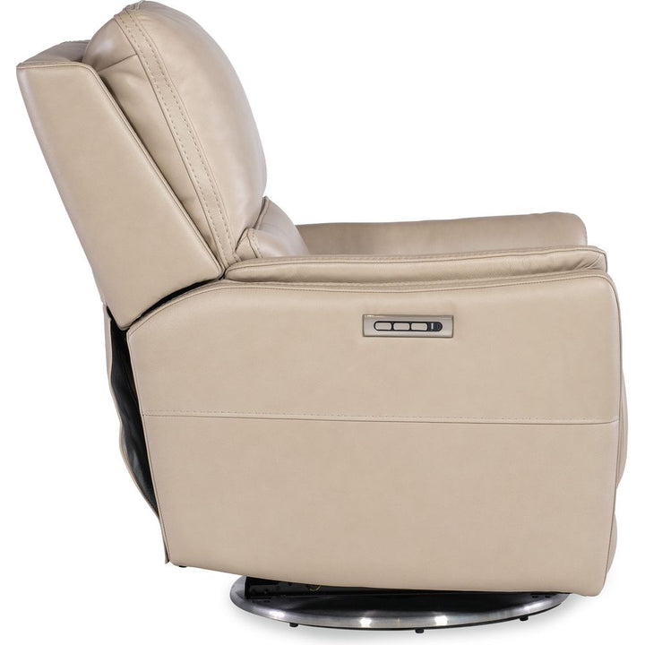 Soiree Zero Gravity Swivel with Power Headrest & Lumbar - Beige