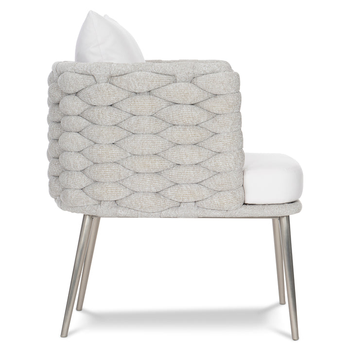 Santa Cruz Outdoor Arm Chair in Nordic Grey