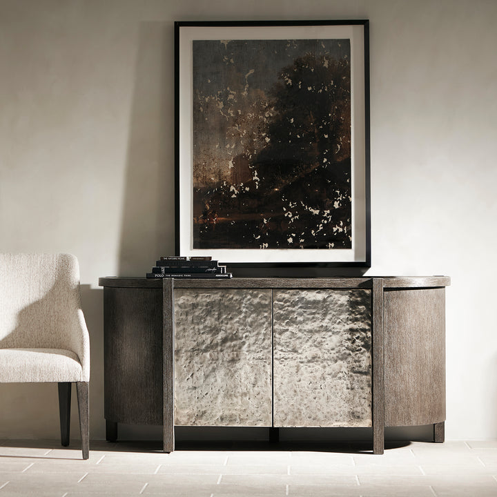Prado Arm Chair in Porcini Finish