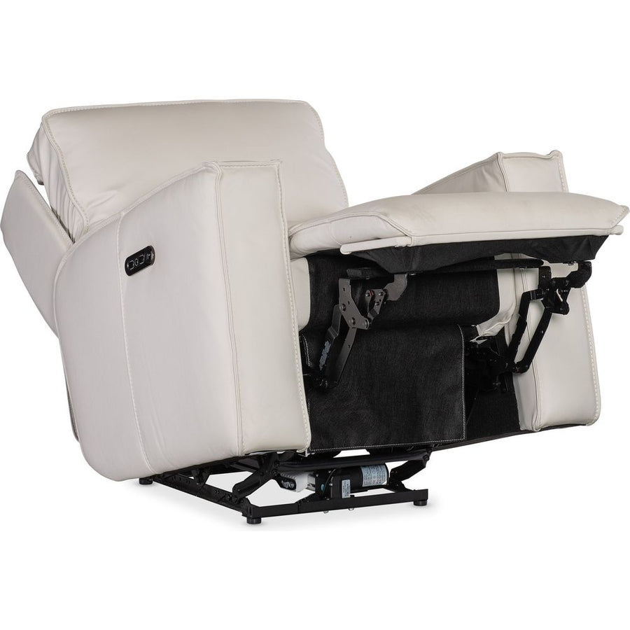 Lounge Chairs: Recliners Miles Zero Gravity Power Recliner with Power Headrest - Grey