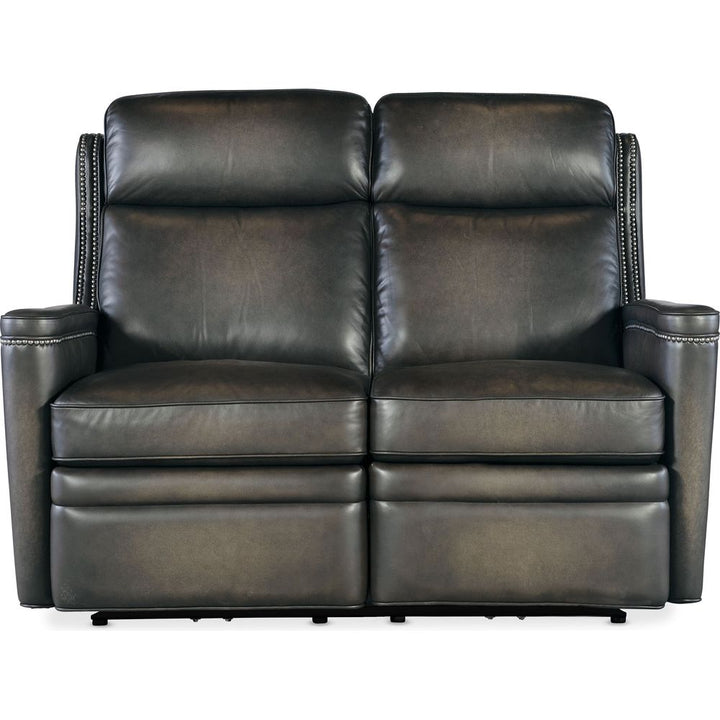 Sofas: Recliners Hamilton Power Loveseat with Power Headrest - Grey