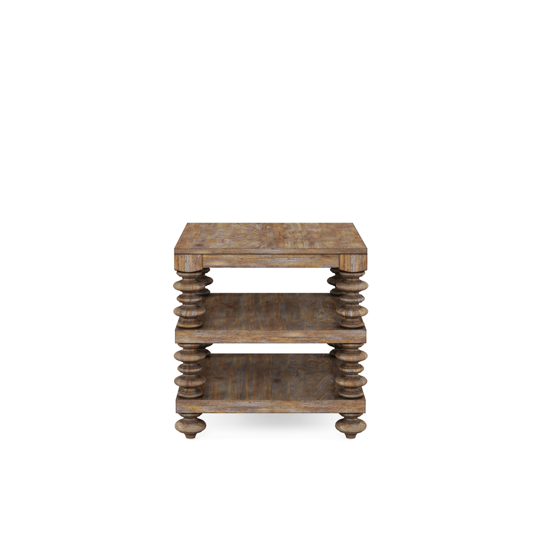 Architrave End Table - Brown