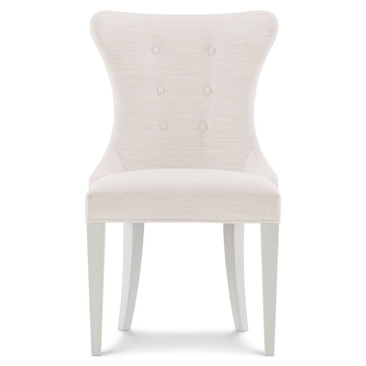 Silhouette Side Chair in Neutral Fabric