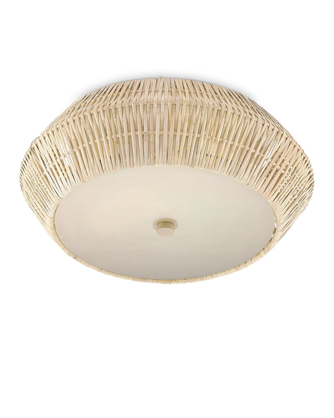 Antibes White Flush Mount