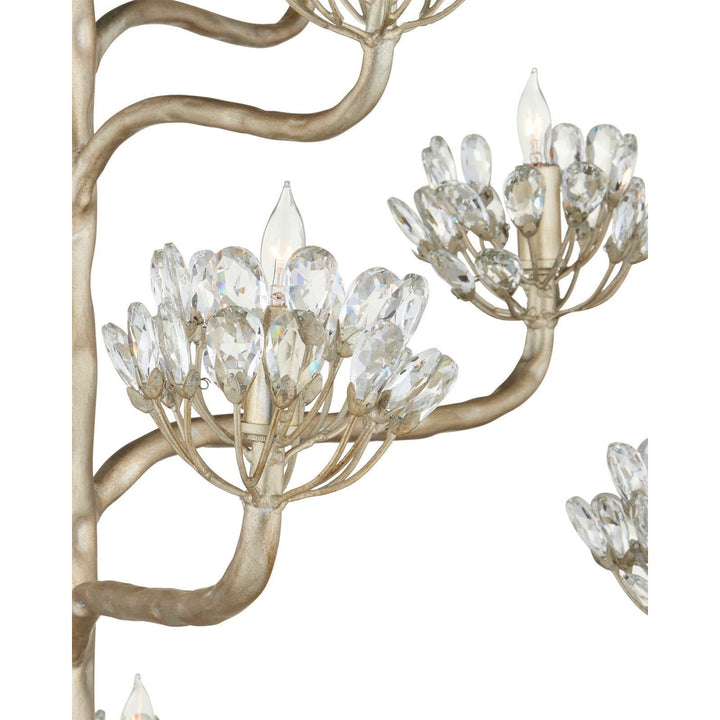 Agave Americana Silver Chandelier