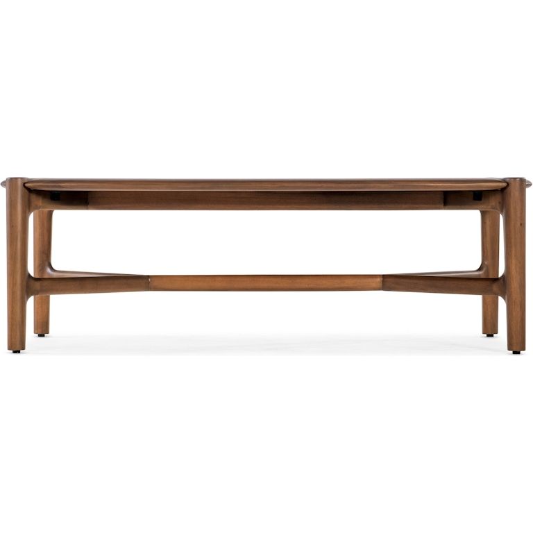 Romy Soft Rectangle Coffee Table - Chestnut