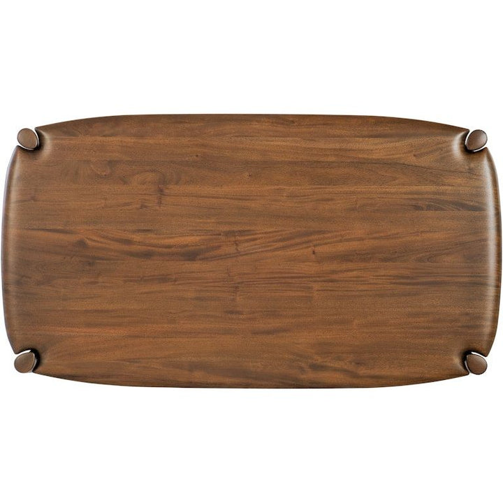 Romy Soft Rectangle Coffee Table - Chestnut